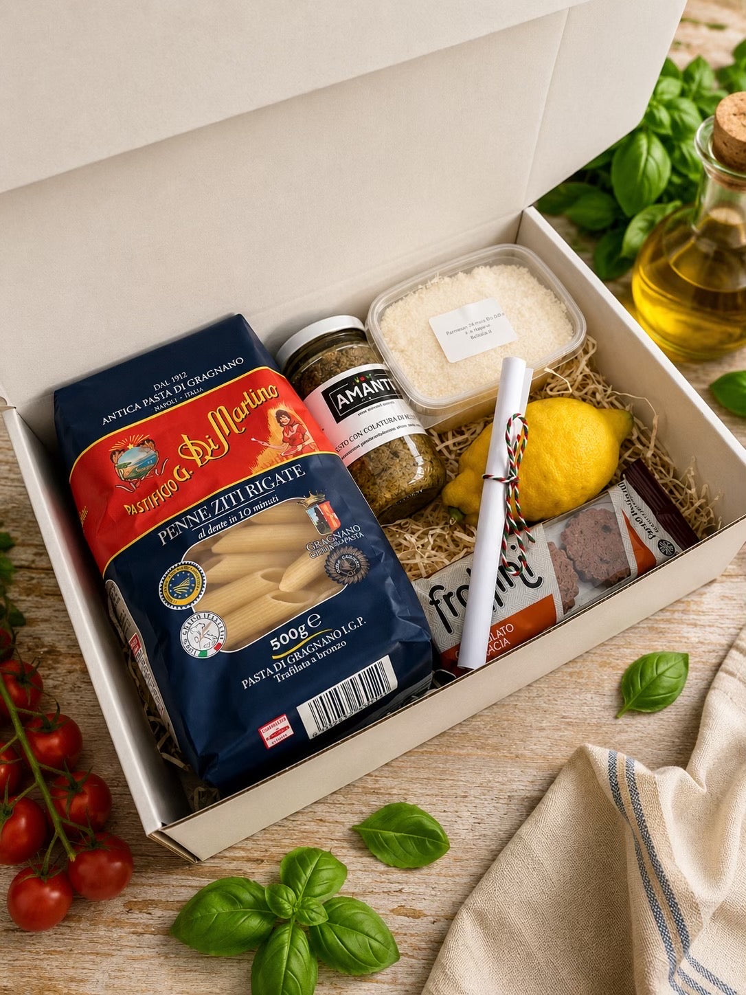 Penne au Pesto Cetarese