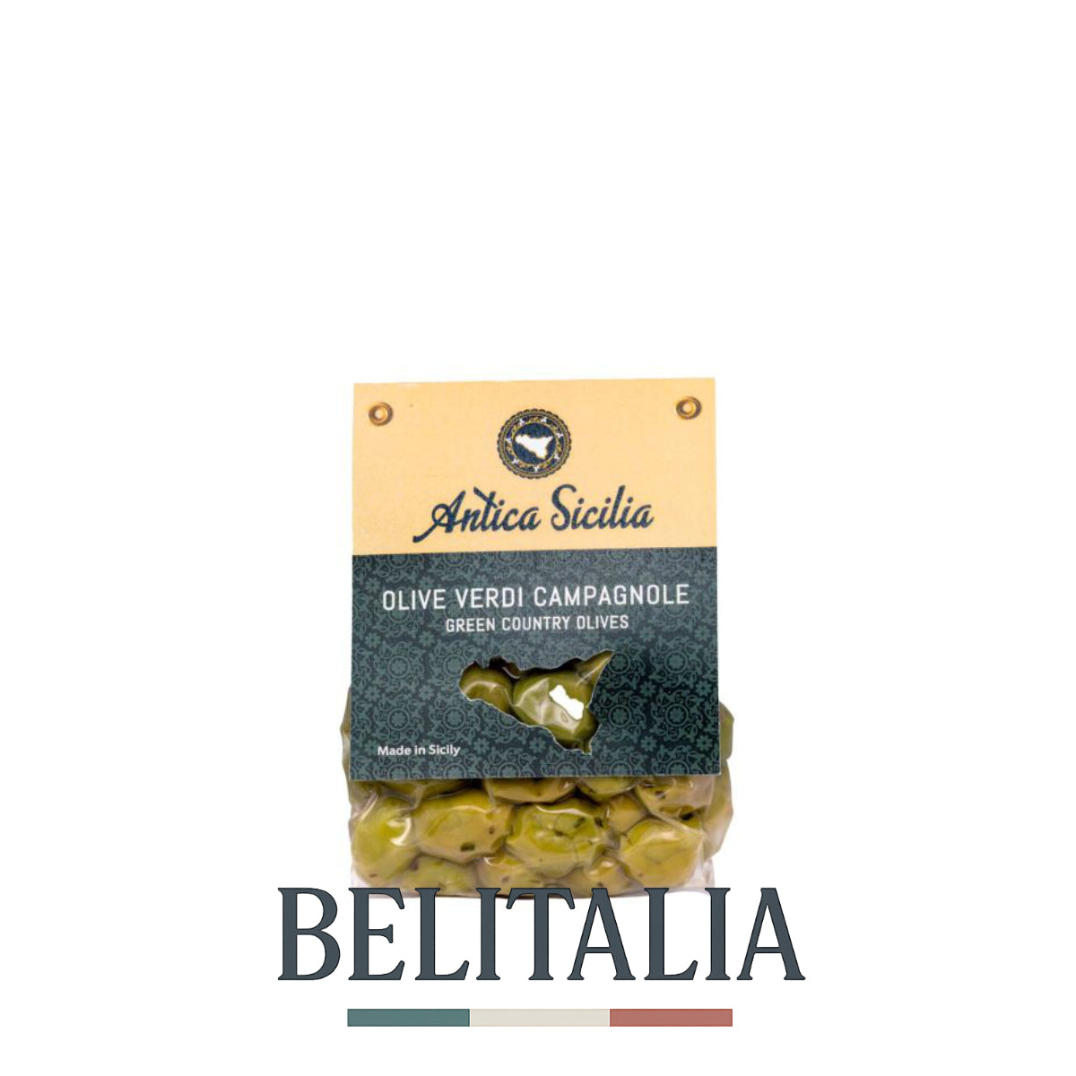 Olives vertes de campagne 350g - Antica Sicilia