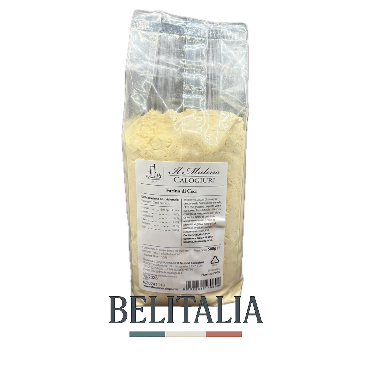 Farine de pois chiches 500g - Il Mulino Calogiuri