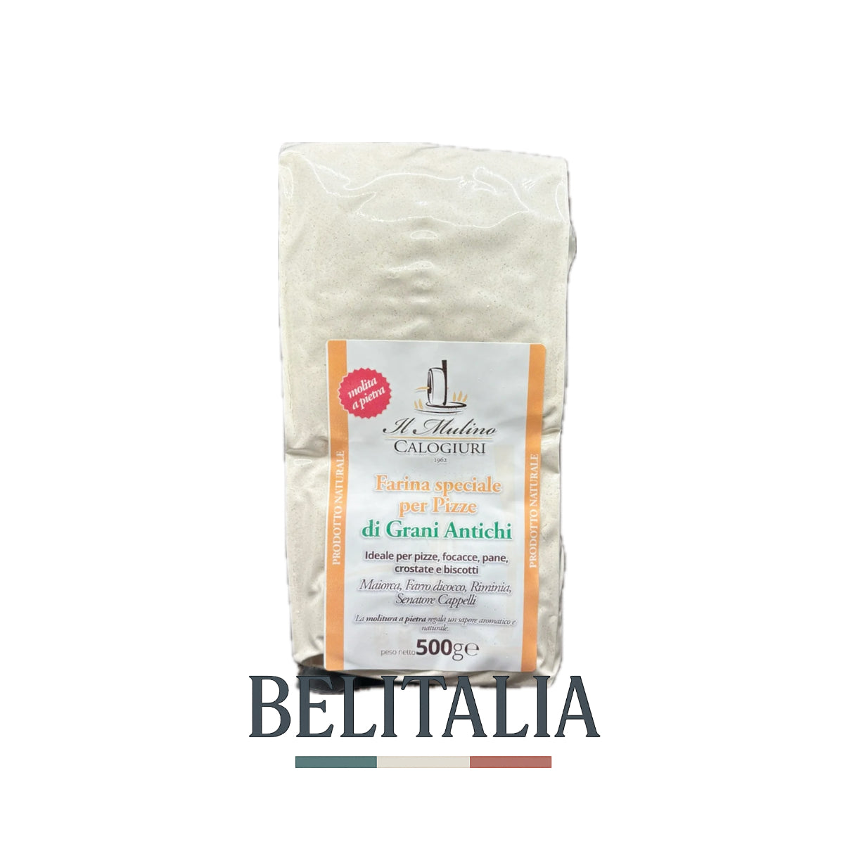 Farine mix de céréales anciennes pour pizzas 500g - Il Mulino Calogiuri
