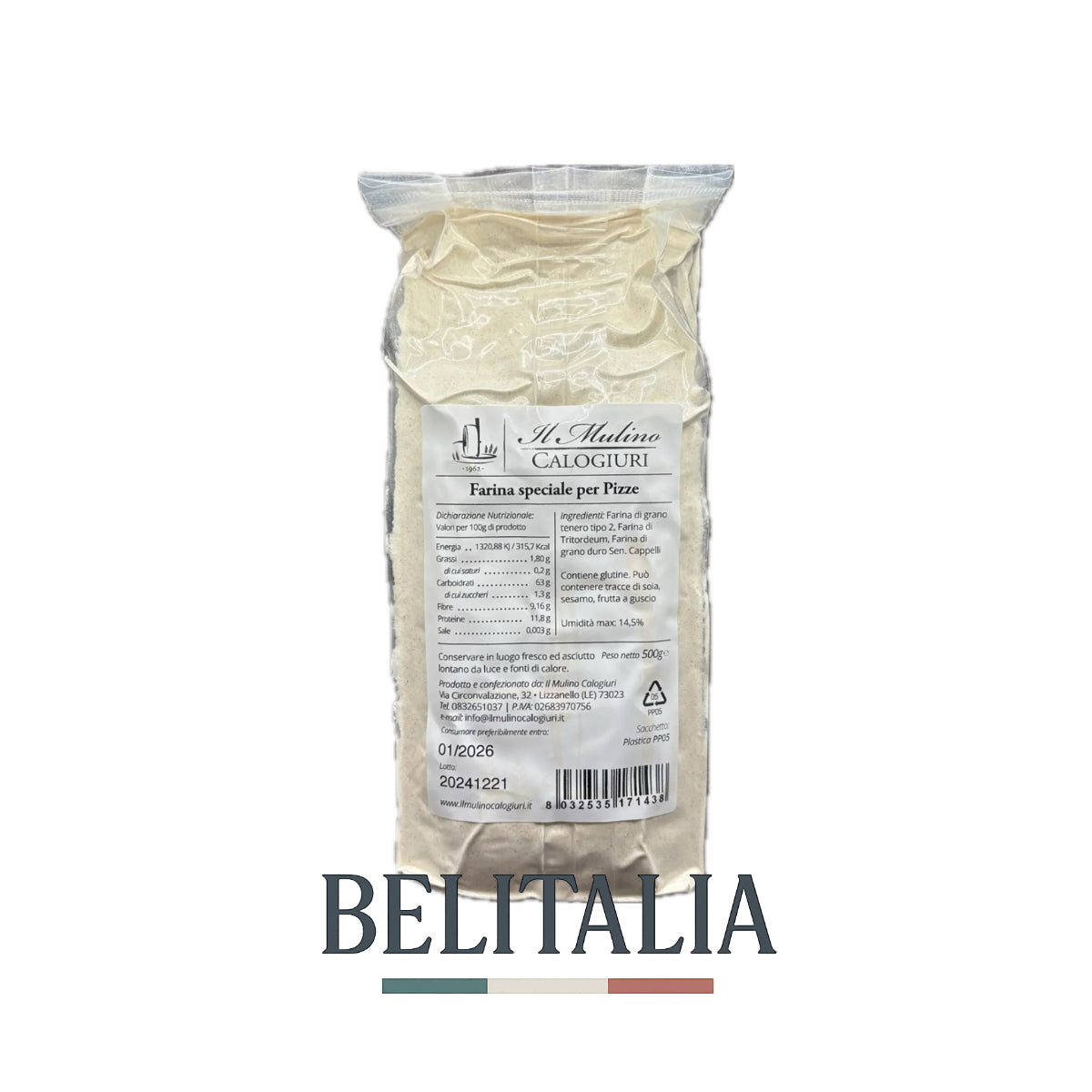 Farine spéciale à pizza 5kg - Il Mulino Calogiuri