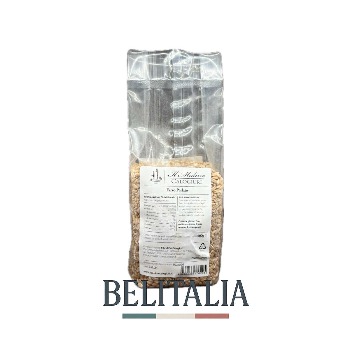 Épeautre perlé 500g - Il Mulino Calogiuri