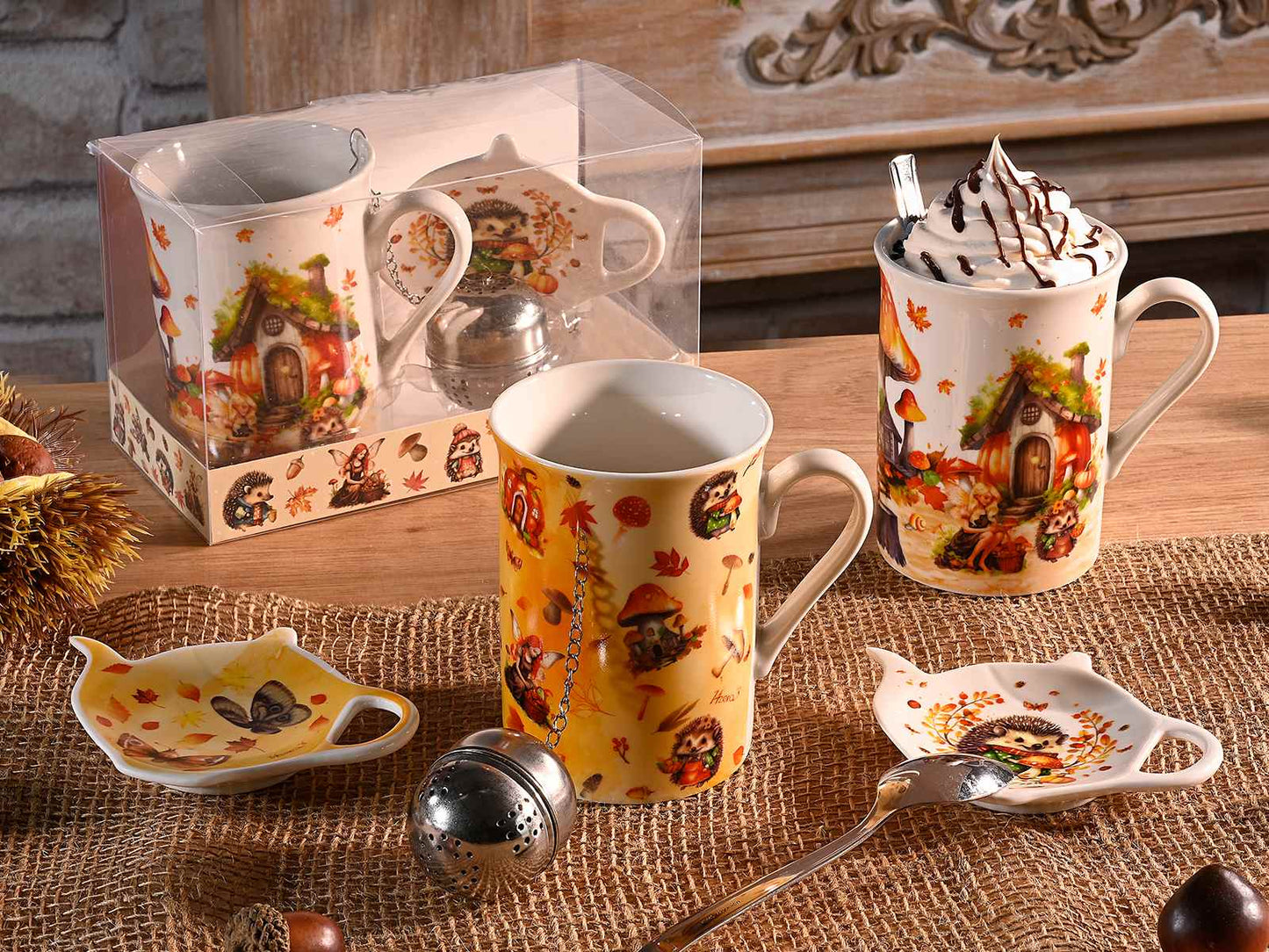 Tasse à thé en porcelaine de 300 ml - Maison