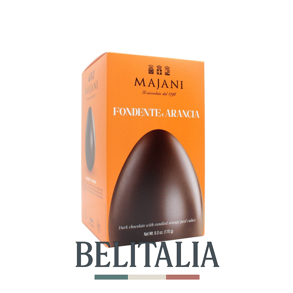 Oeuf Chocolat Noir et Orange 170 g - Majani