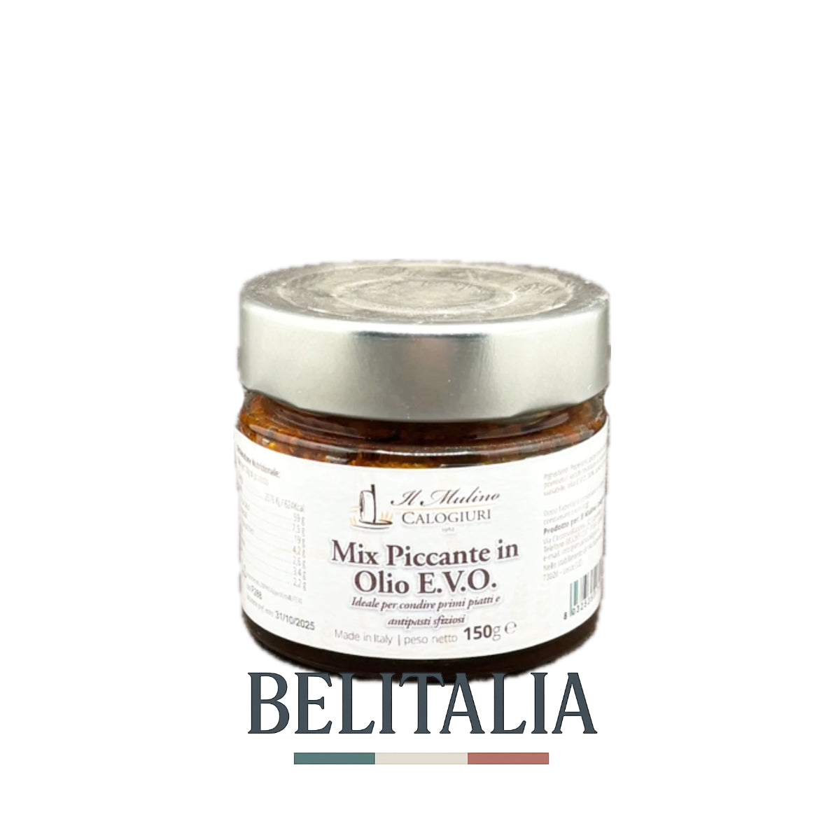 Mix piquant à l'huile 150g - Il Mulino Calogiuri