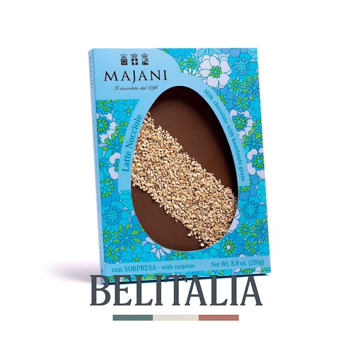 Plato' Chocolat au Lait et Noisettes 250 g - Majani