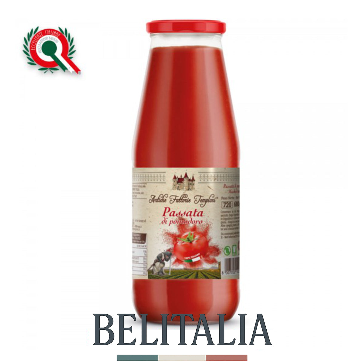 Purée de tomates du Cilento 680g - Antiche Fattorie Templari
