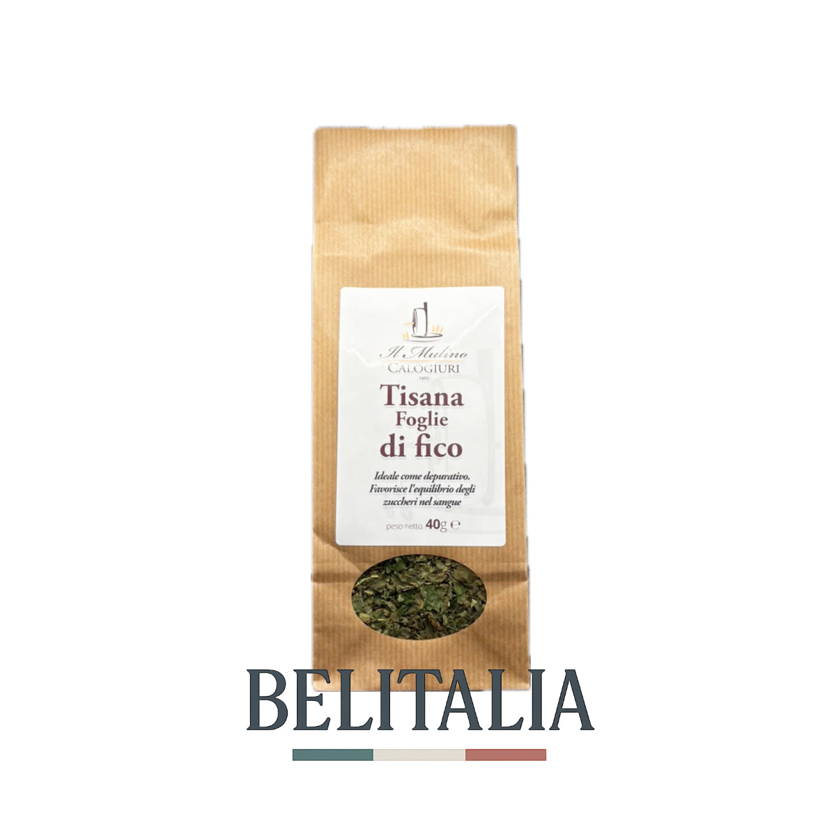 Tisane de feuilles de figue 40g - Depurative - Il Mulino Calogiuri