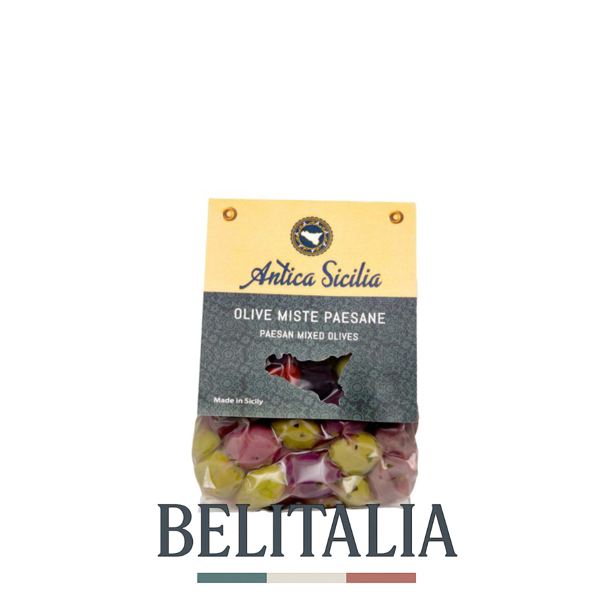 Olives de pays mélangées 350g - Antica Sicilia