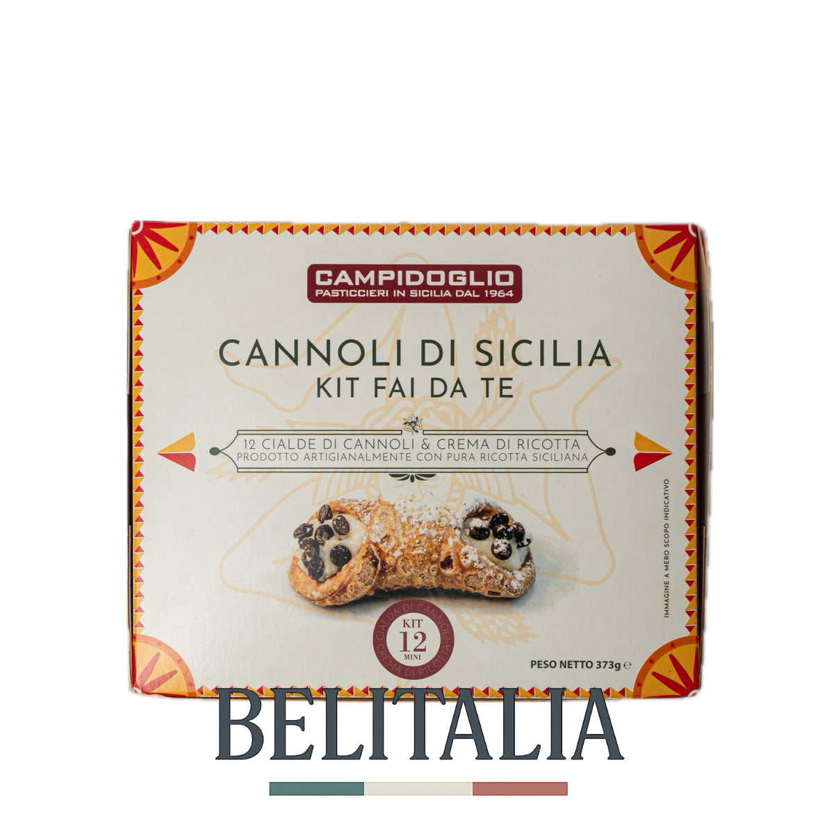 Kit de 12 petits cannoli siciliens 30g - Campidoglio