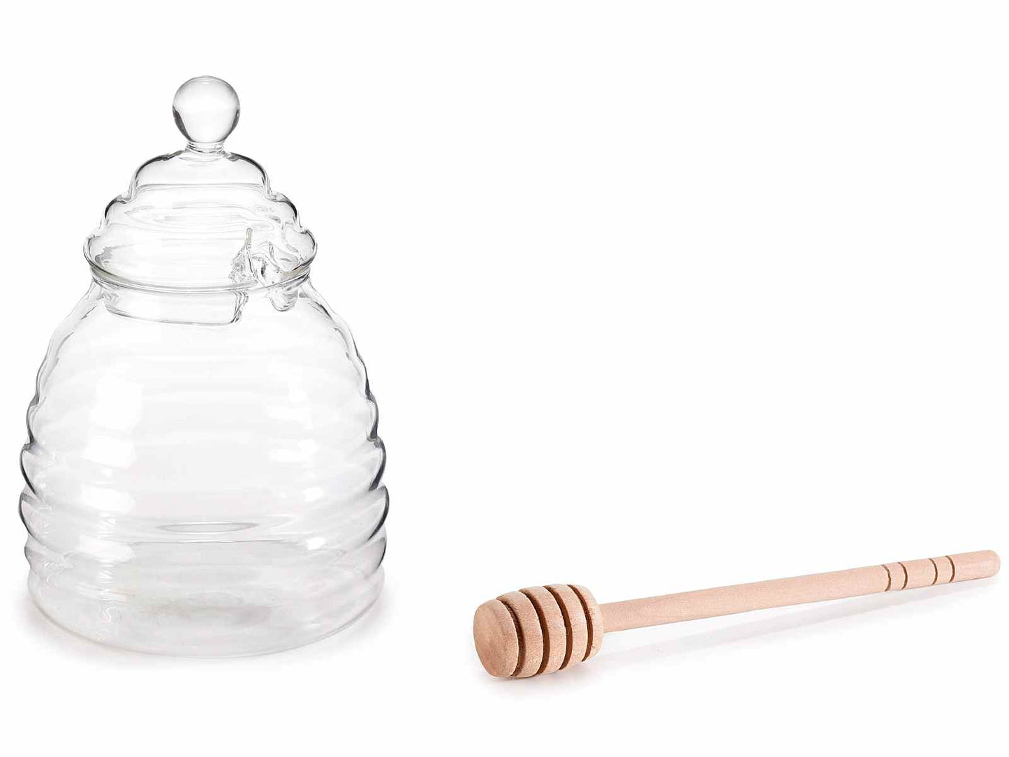 Pot en verre pour miel 500ml