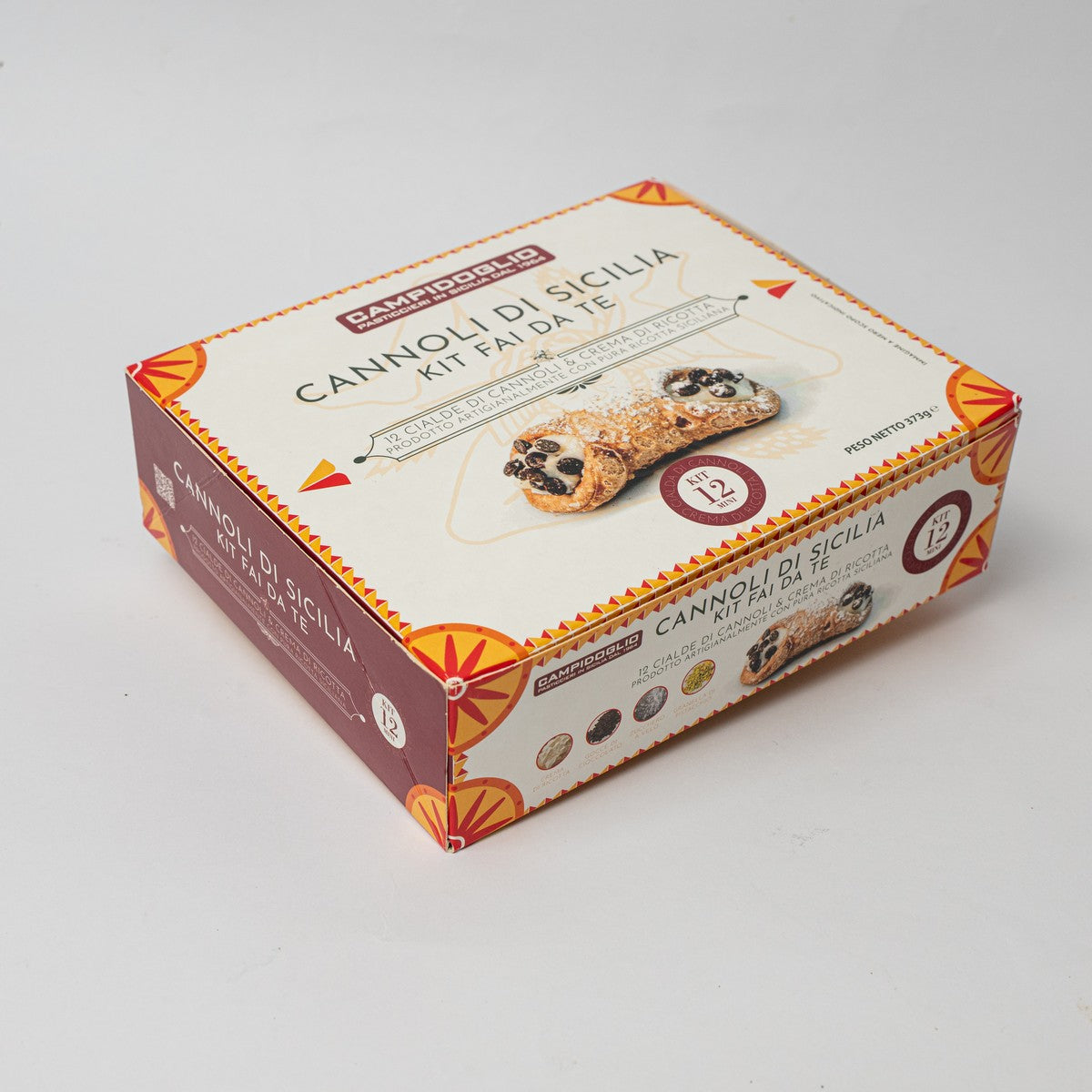 Kit de 12 petits cannoli siciliens 30g - Campidoglio