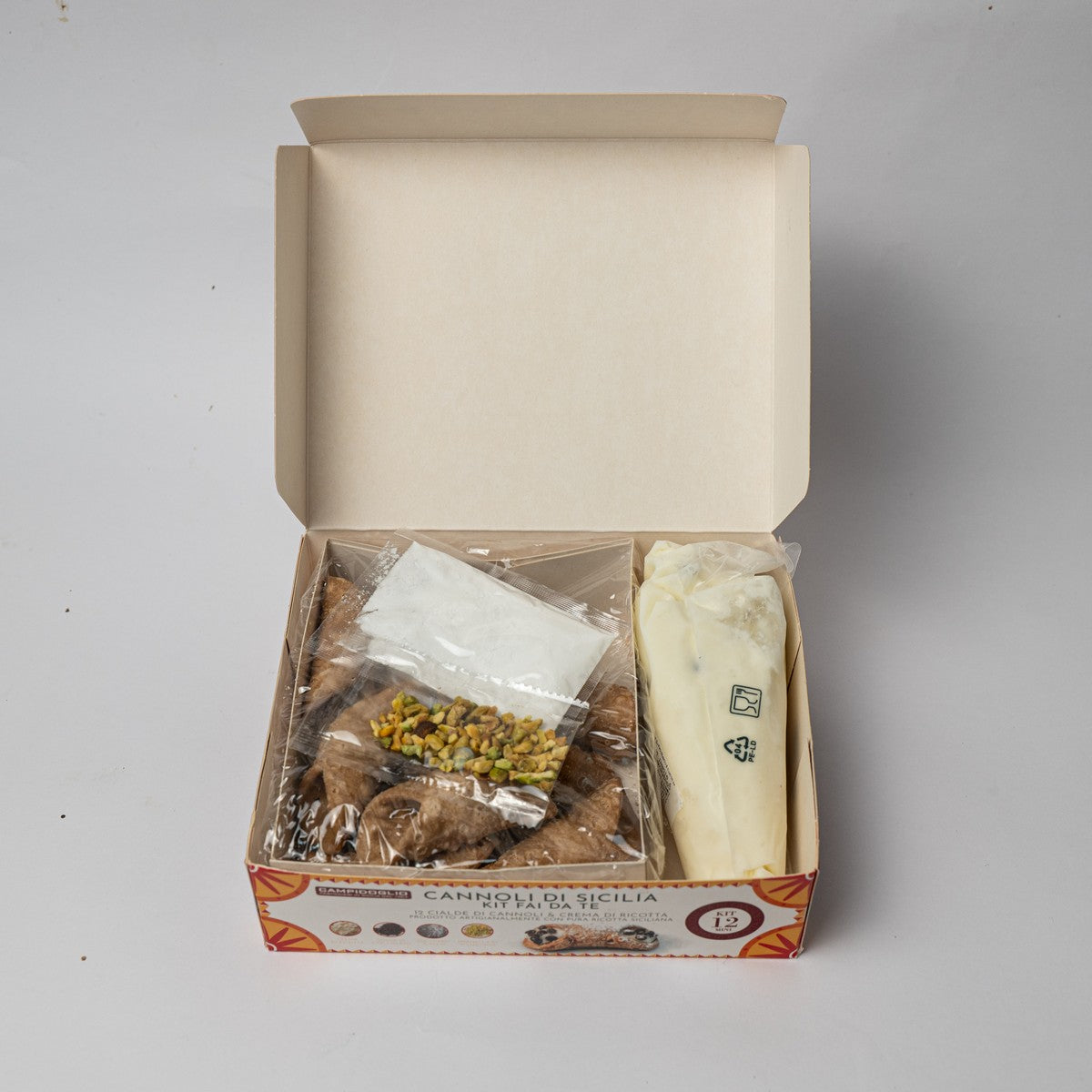 Kit de 12 petits cannoli siciliens 30g - Campidoglio