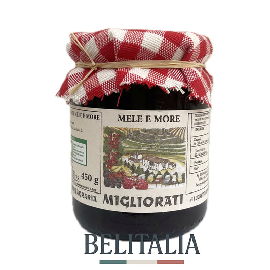 Confiture de pommes et de mûres 450g - Migliorati