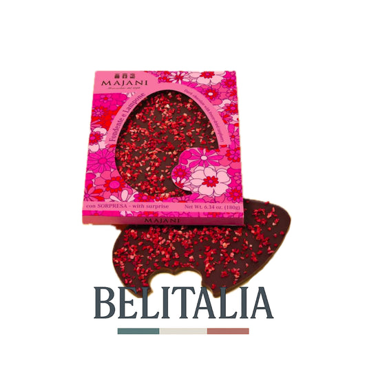 Bloom Plato' Chocolat Noir et Framboise 180 g - Majani