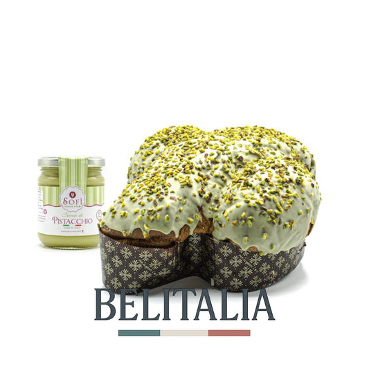 Colomba au Pistaches + Pot de crème pistache croccante 190g - Pistacchio Sofi