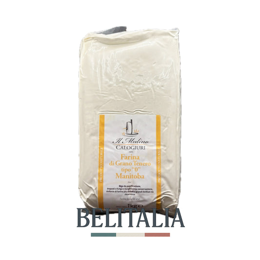 Farine de blé tendre Manitoba 1kg - Il Mulino Calogiuri