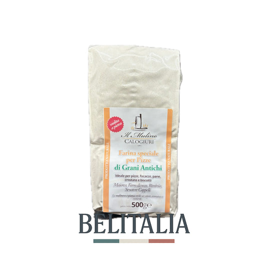 Farine mix de céréales anciennes pour pizzas 500g - Il Mulino Calogiuri