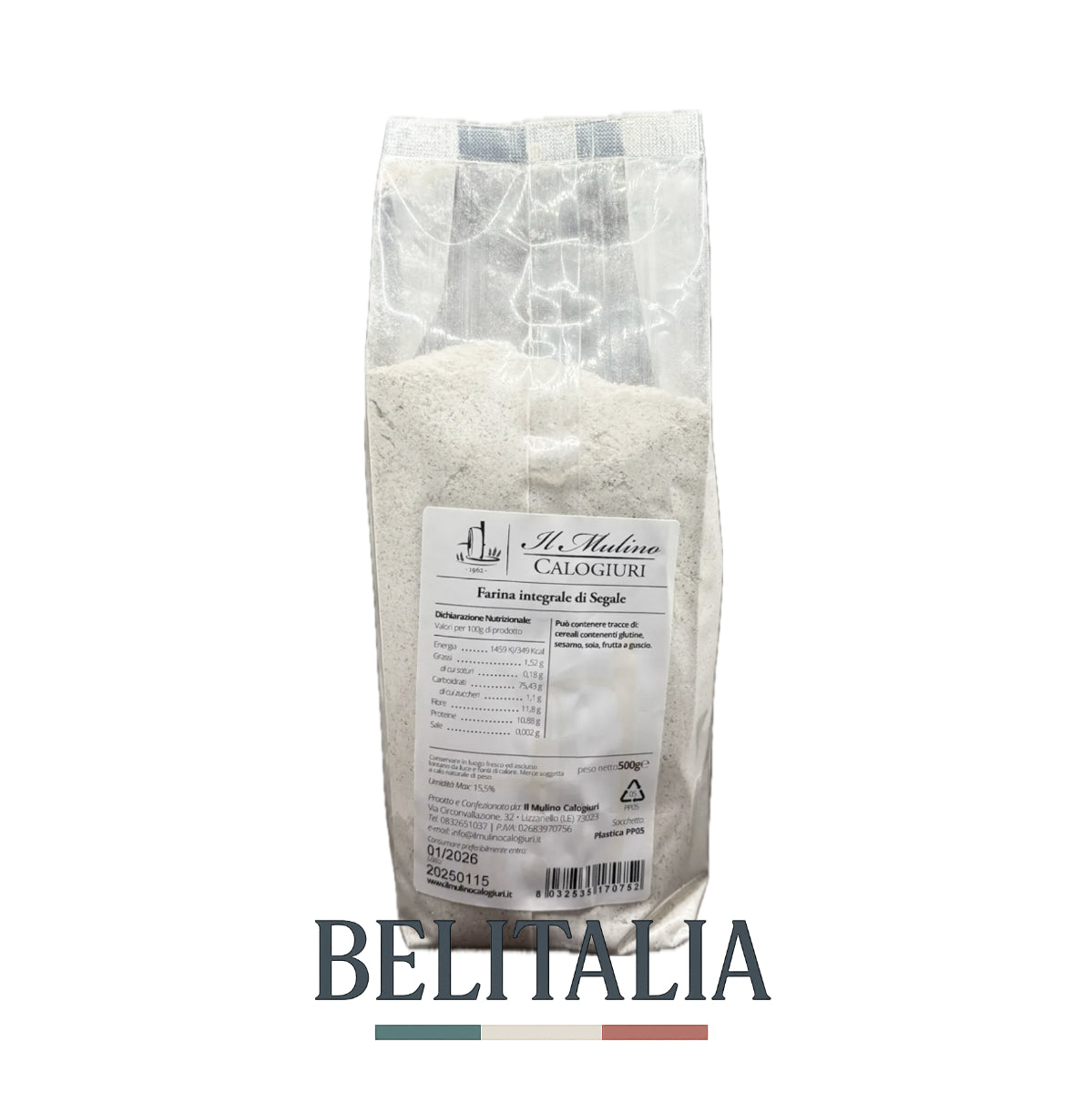 Farine de seigle 500g - Il Mulino Calogiuri