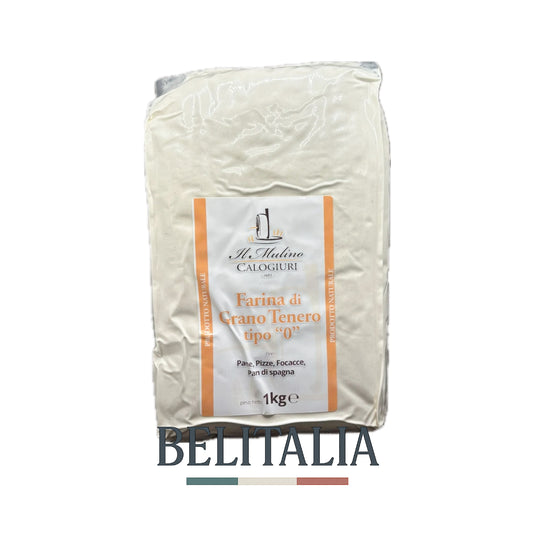 Farine de blé tendre type "0" 5kg - Il Mulino Calogiuri