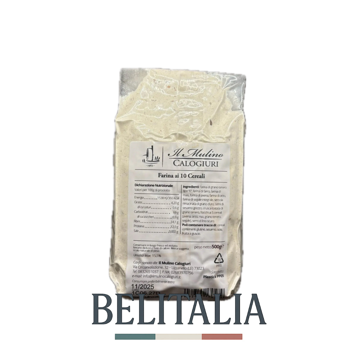 Farine de blé tendre type "1" 25kg - Il Mulino Calogiuri