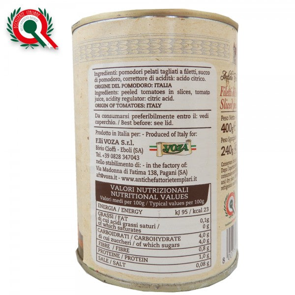 Filets de tomates du Cilento 400g - Antiche Fattorie Templari