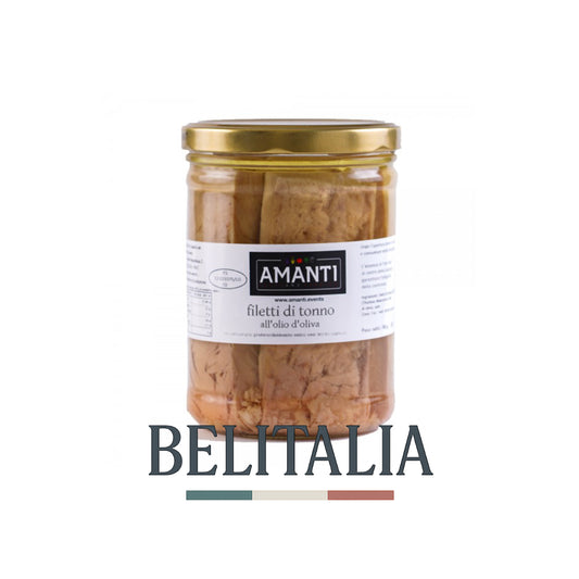Filets de thon à l'huile d'olive 500g - Amanti Food