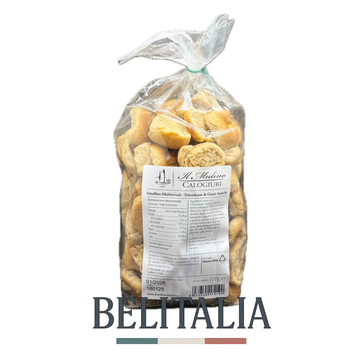 Friselline multigrains à l'huile 300g - Il Mulino Calogiuri