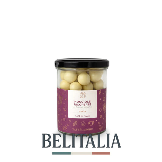 Noisette du Piémont IGP enrobée de chocolat blanc 200g - Tastelanghe