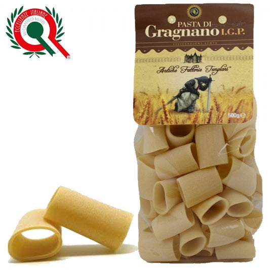 Paccheri 500g - Pâtes de Gragnano Igp - Antiche Fattorie Templari