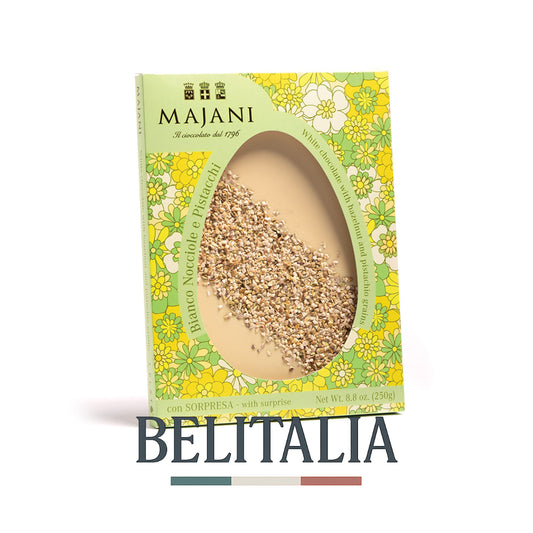 Plato' Chocolat Blanc et Pistaches 250 g - Majani