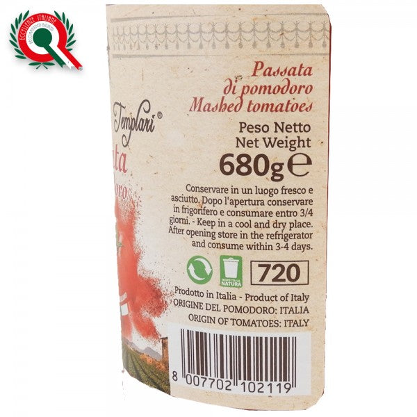 Purée de tomates du Cilento 680g - Antiche Fattorie Templari