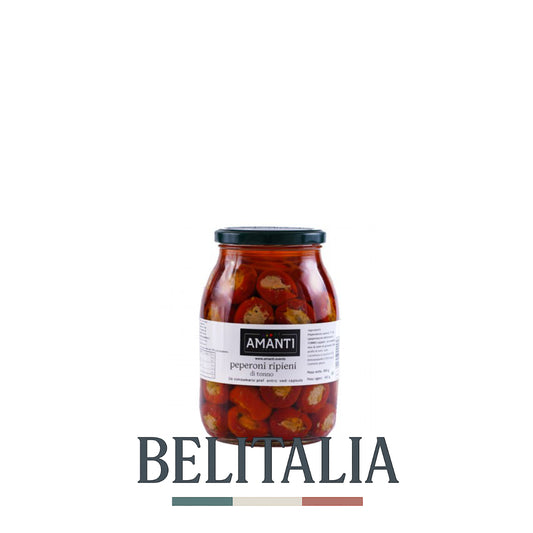 Poivrons farcis au thon et aux câpres 290g - Amanti Food