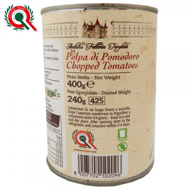 Pulpe de tomates 400g - Antiche Fattorie Templari