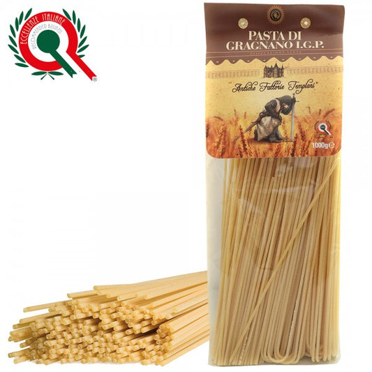 Spaghetti 500g - Pâtes de Gragnano Igp - Antiche Fattorie Templari