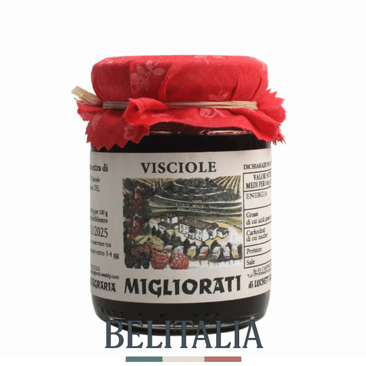 Confiture extra de griottes 450g - Migliorati